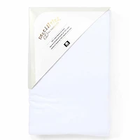 Necessities By Tendertyme White Flannel Crib Sheet