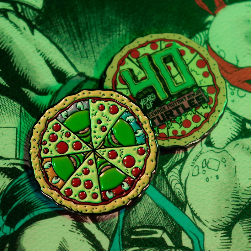 Pièce de collection Édition Limitée des Tortues Ninja Ados Mutantes - 40e Anniversaire