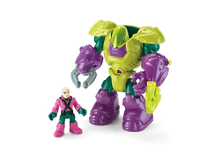 Fisher-Price Imaginext DC Super Friends - Lex Luthor en combinaison mécanique - Édition anglaise