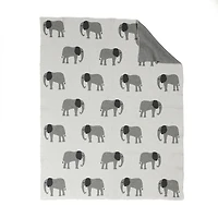 Couverture pour bébé en coton, éléphant
