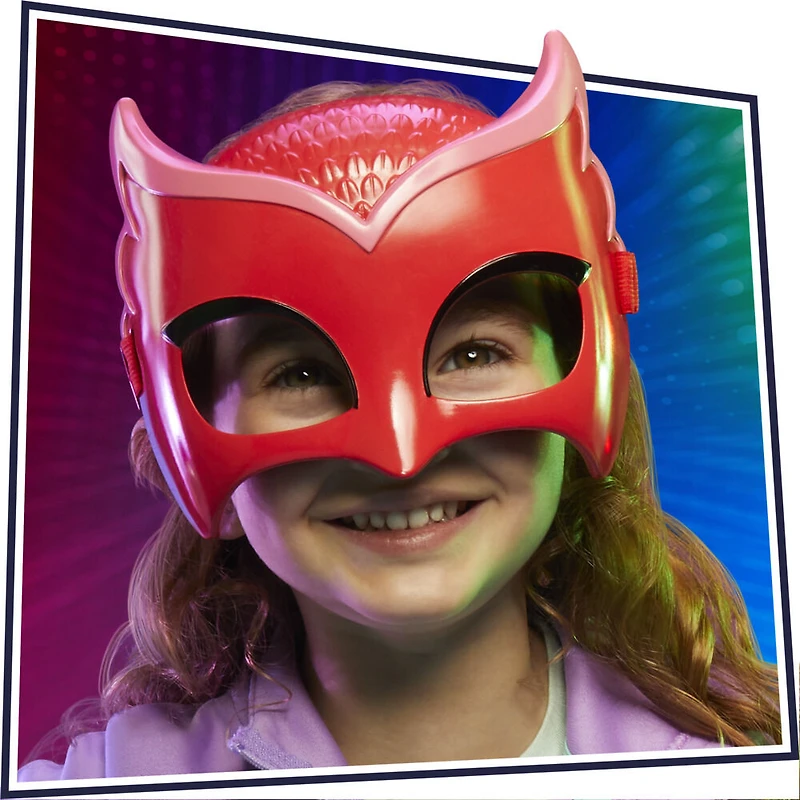 PJ Masks Hero Mask (Owlette) Preschool Toy, Dress-Up Costume Mask