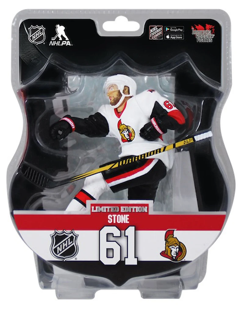 Mark Stone Sénateurs d'Ottawa Figurine de 6 pouces de la LNH.