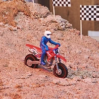 Supercross, Authentic Ken Roczen 1:24 Scale Die-Cast Motorcycle with Rider Figure, for Kids and Collectors