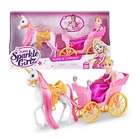 Ensemble de licorne et poupée princesse Sparkle Girlz par ZURU