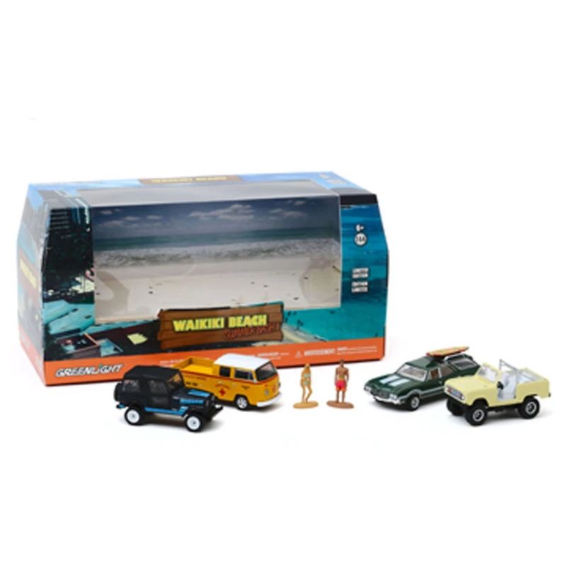1:64 Dioramas multi-voitures - Waikiki Beach Summer Bash