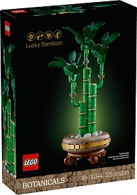 LEGO Botanicals Lucky Bamboo Building Set - Fake, Artificial Plants for Indoor Home Décor - 10344