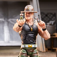 G.I. Joe Classified Series figurine Sgt Slaughter 53 de collection avec de nombreux accessoires et emballage spécial