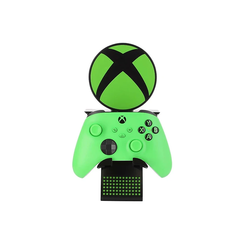 Exquisite Gaming Microsoft: Xbox Cable Guy Ikon éclairant, support de chargement pour téléphone et appareils