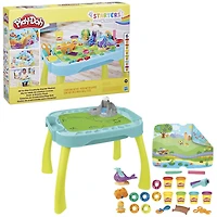 Play-Doh Ma 1re table de création reverso, table d'activité avec pâte à modeler