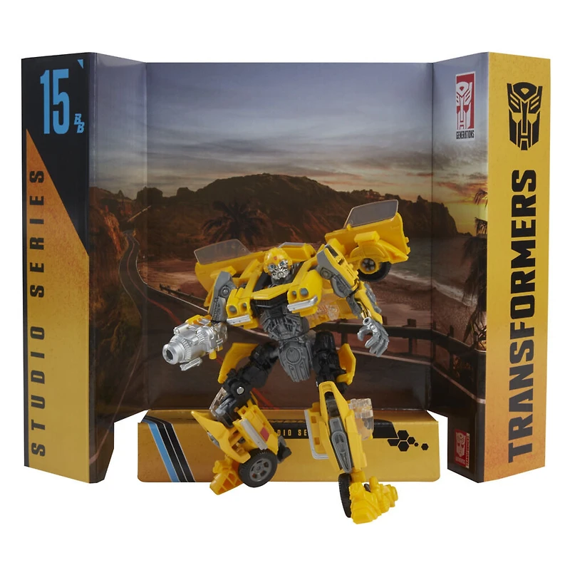 Transformers Studio Series, figurine Bumblebee 15BB de classe Deluxe du film Transformers : Bumblebee