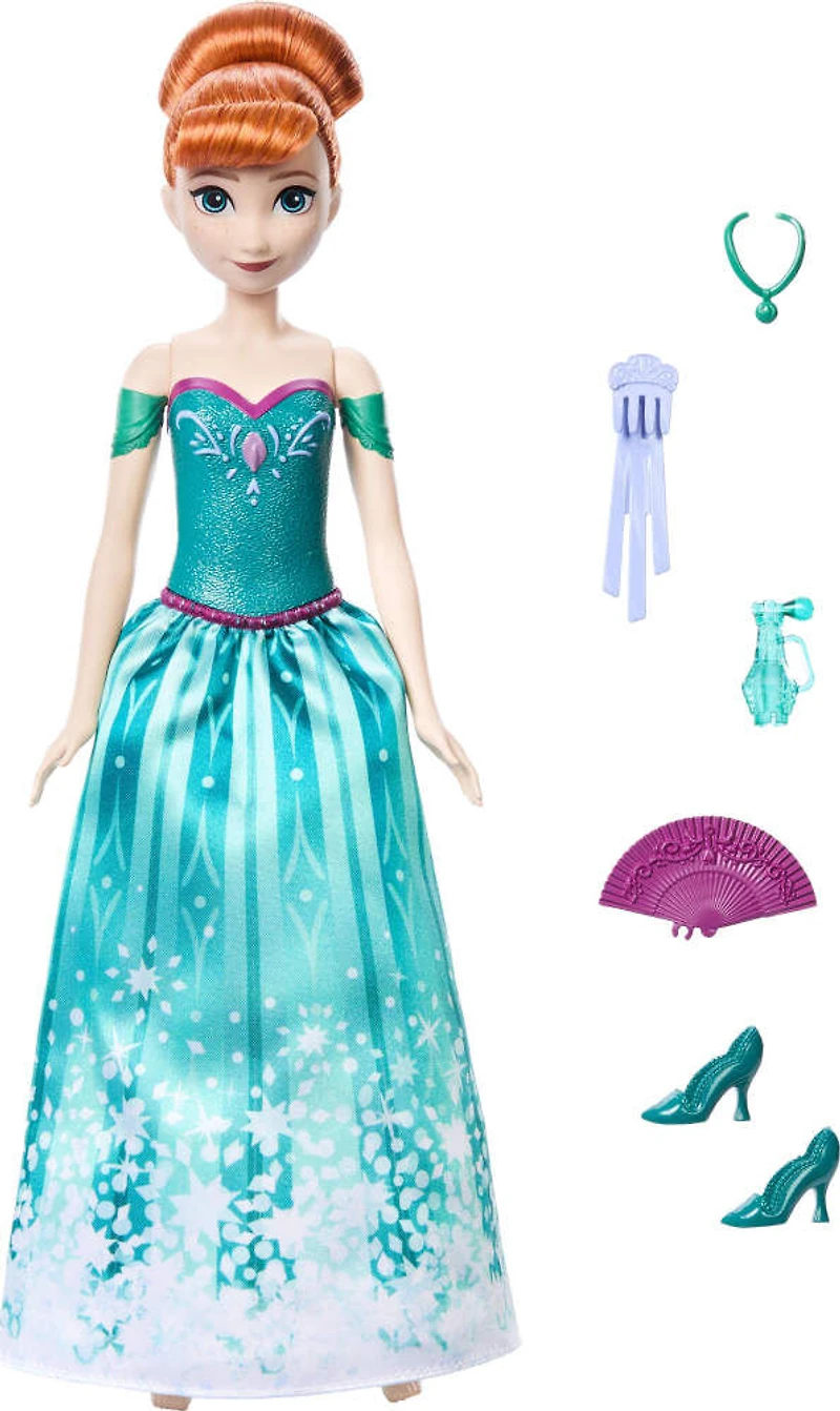 Disney La Reine des Neiges SPIN & Reveal Poupée mode Anna