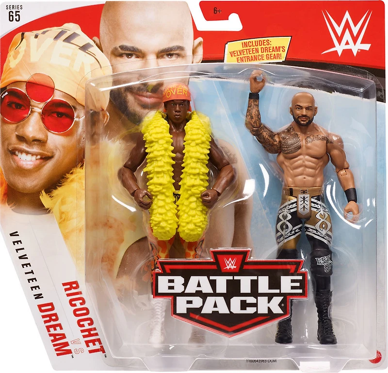 WWE - Coffret Combat - 2 Figurines - Ricochet vs Velveteen Dream