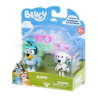 Bluey S10 Figurine 2Pk Étrangers Bluey Et Chloe