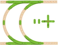 Système de création Constructeurs de merveilles - Coffret de sections de piste Faites votre chemin!