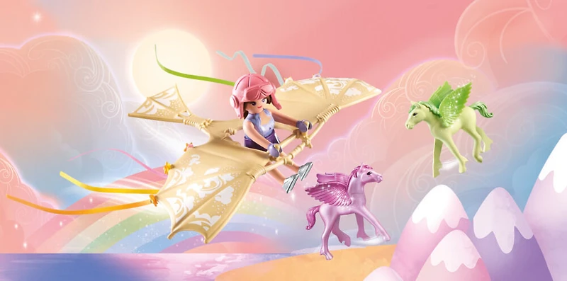 Playmobil - Trip with Pegasus Foals in the Clouds