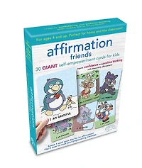 Mindful Living Affirmation Friends Cards - English Edition