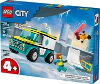LEGO City Emergency Ambulance and Snowboarder 60403