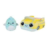 Squishville Véhicule en peluche -Shantira en cabriolet rétro