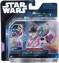 Star Wars Micro Galaxy Squadron 3" Véhicule - Mace Windu's Jedi Starfighter