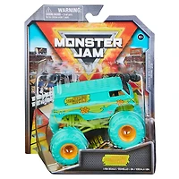 Monster Jam, Monster truck Mystery Machine officiel, véhicule en métal moulé, série Nitro Neon, échelle 1:64