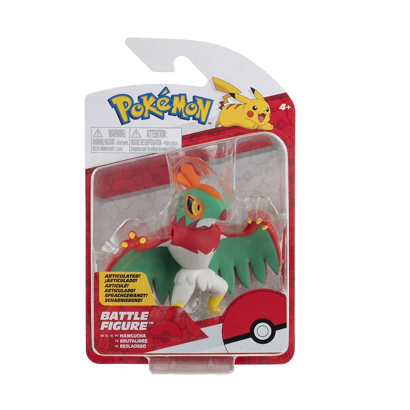 Pokémon - Figurine de combat, paquet de 2 - Brutalibré (Hawlucha)