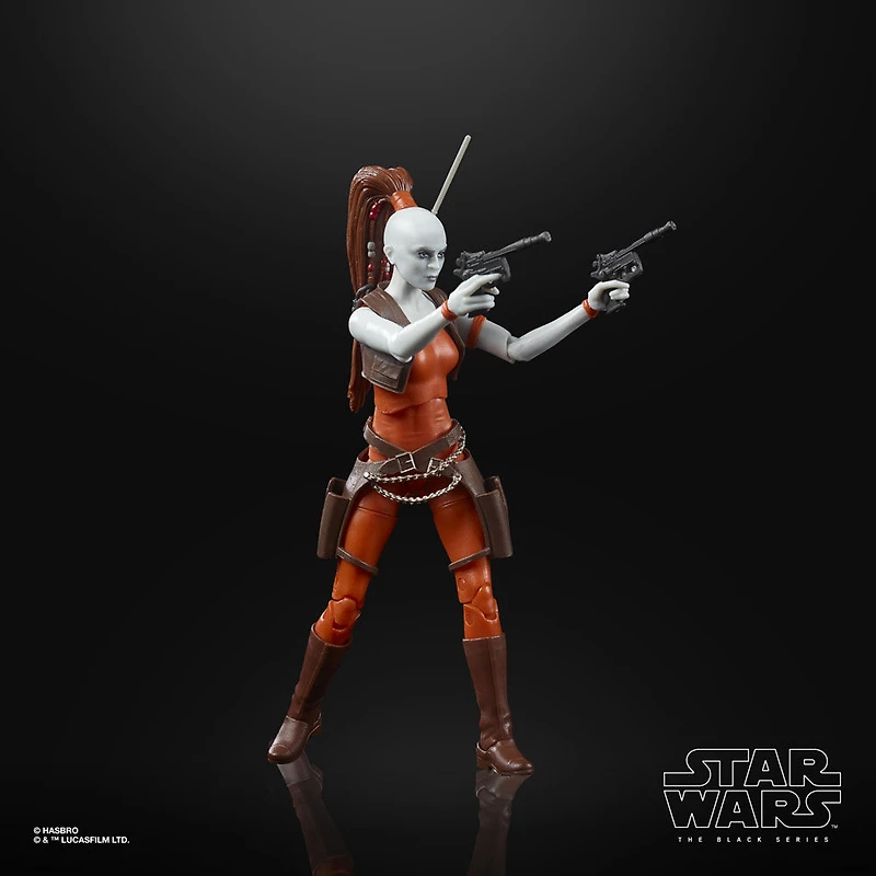 Star Wars The Black Series, figurine articulée Aurra Sing, 15 cm, Star Wars : The Clone Wars
