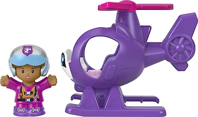 Fisher-Price Little People Barbie Hélicoptère, figurine