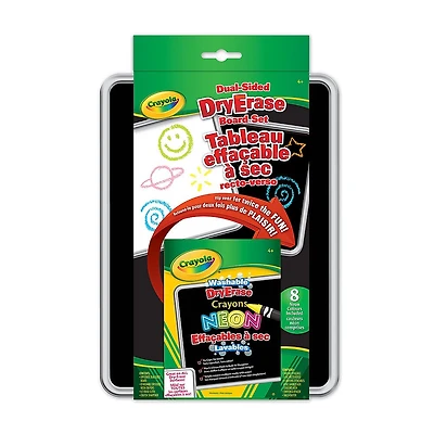 Crayola - Dual-Sided Dry-Erase Board Set