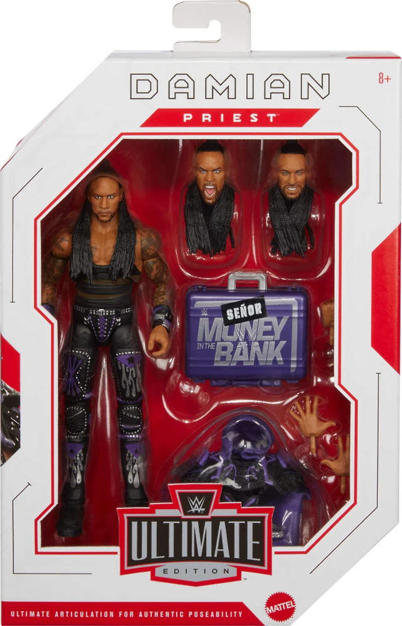 WWE-Damian Priest Édition Ultimate-Coffret avec figurine articulée
