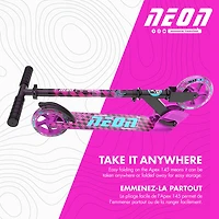 Yvolution Neon Apex 145 2-wheel scooter - Pink