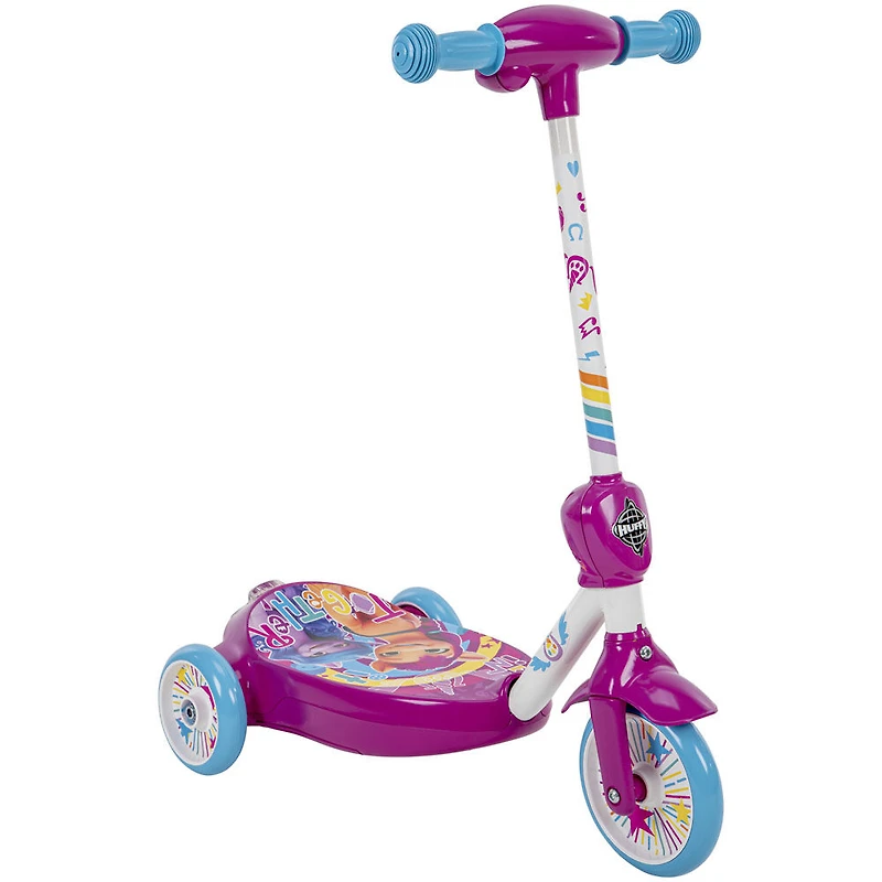 Trottinette électrique à bulles de 6V pour enfants Mon Petit Poney Ride-On alimenté par batterie, Rose