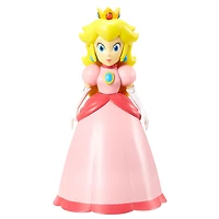 Figurines du Monde de Nintendo de 4 pouces - Princesse Peach avec une couronne