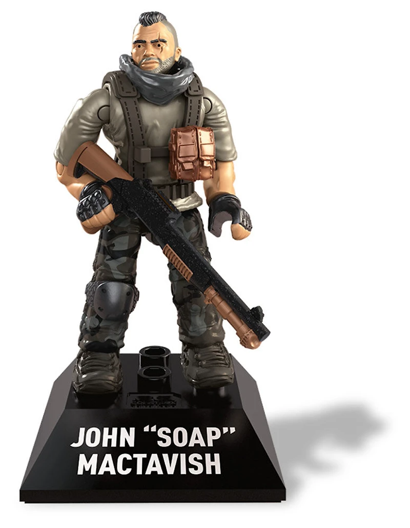 Mega Construx - Micro-figurine articulée John MacTavish de "Call of Duty" à construire de collection