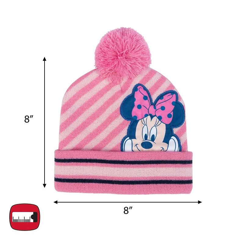 Minnie Mouse Ensemble Chapeau Et Gants Minnie Mouse Rose