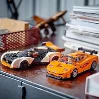 LEGO Speed Champions McLaren Solus GT and McLaren F1 LM 76918 Building Toy Set (581 Pieces)