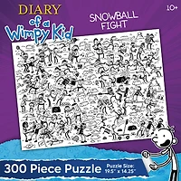 Diary of a Wimpy Kid Snowball Fight Puzzle 300pc - Édition anglaise