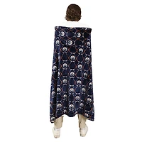 Couverture à capuche des Oilers d'Edmonton de la LNH (50 x 70 po)