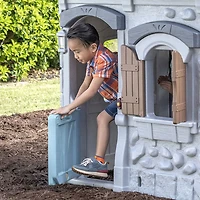 Step2 Enchanting Adventures 2-Story Playhouse and Slide - Gray