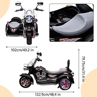 Voltz Toys Moto 12V électrique 2 places à chevaucher