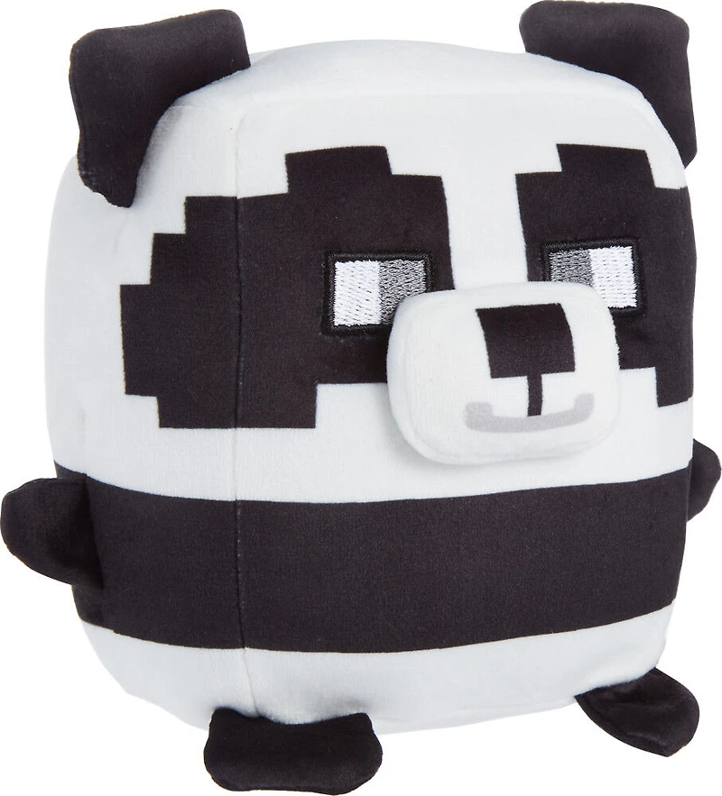 Cuutopia -Minecraft -Peluche Panda, poupée coussin arrondie