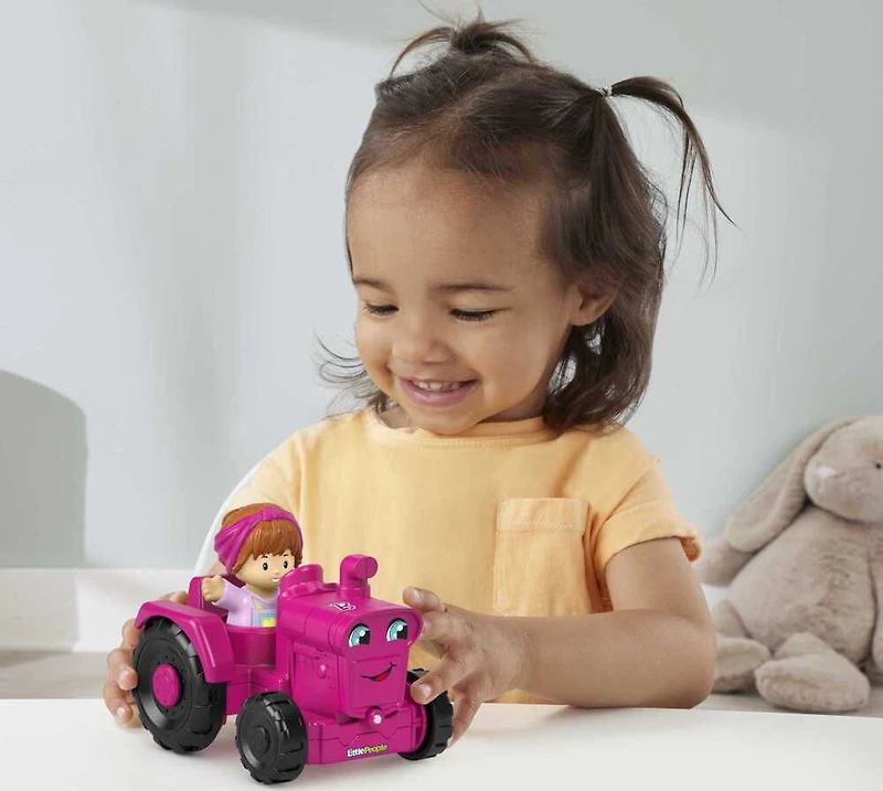 Fisher-Price Little People Barbie Tracteur de ferme, figurine