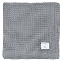 Couverture En Bambou Tricotée Perlimpinpin- Gris Galet