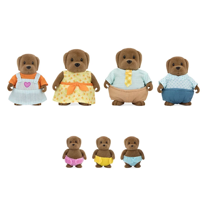 Wagadoodle Chiens, Woodzeez, Ensemble de petites figurines de chiens