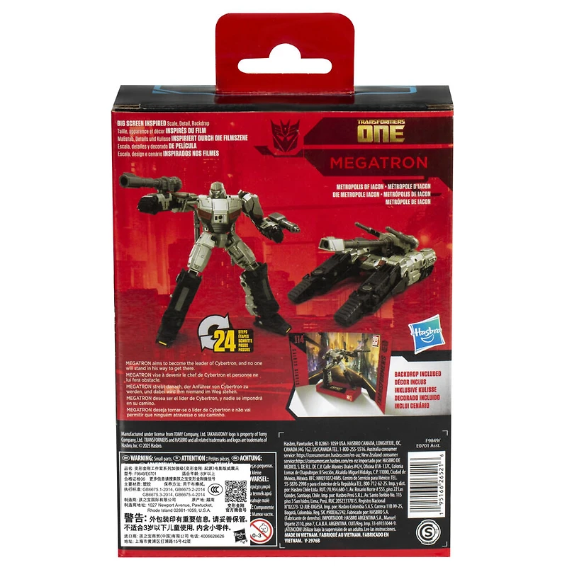 Transformers Generations Studio Series, figurine 114 Megatron classe Deluxe, Transformers : Un