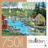 Big Ben 750-Piece Adult Jigsaw Puzzle - Glass Lake