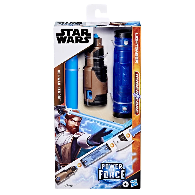 Star Wars Lightsaber Forge Kyber Core Obi-Wan Kenobi, sabre laser bleu personnalisable