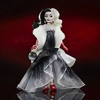 Disney Vilains, Style Series, poupée Cruella d'Enfer au style contemporain avec accessoires