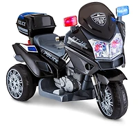 Kid Trax Police Trike 6V Powered Ride On - Black