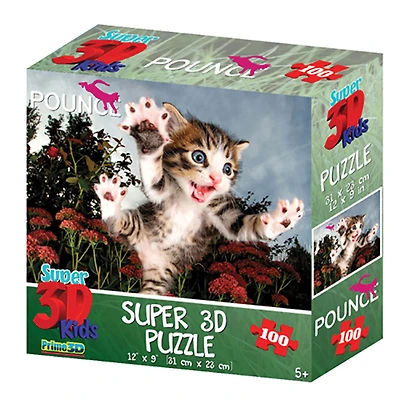 Pounce - Chicken 100 pc Casse-Tête Super 3D