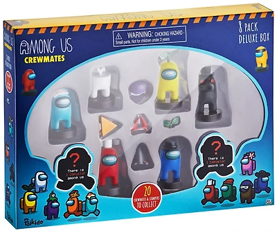 Ensemble de luxe de 8 figurines Coéquipiers Among Us